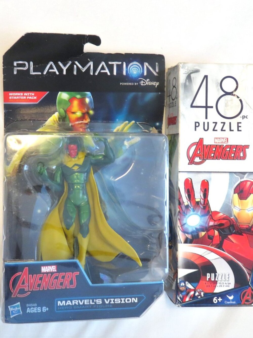 Playmation The Avengers Marvel's Vision Figure and 48 pc puzzle